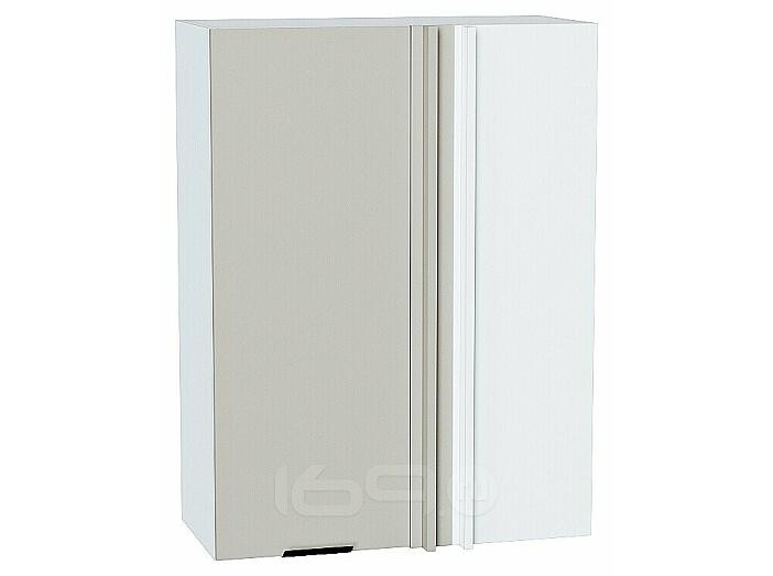 Шкаф верхний прямой угловой Евро Агат/Белый 920*700*345