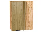 Шкаф верхний прямой угловой Евро Дуб песочный/Дуб Вотан 920*700*345
