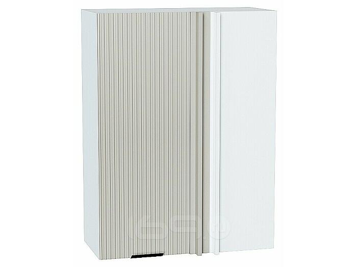 Шкаф верхний прямой угловой Евро Лайн Агат/Белый 920*700*345