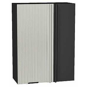 Шкаф верхний прямой угловой Евро Лайн Агат/Graphite 920*700*345