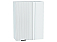 Шкаф верхний прямой угловой Евро Лайн Белый/Белый 920*700*345