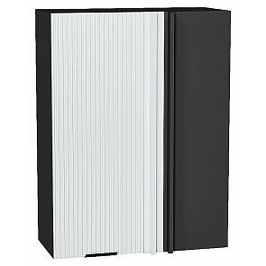 Шкаф верхний прямой угловой Евро Лайн Белый/Graphite 920*700*345