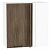 Шкаф верхний прямой угловой Флэт Brown Casella Oak 2S/Белый 716*700*345
