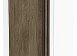 Шкаф верхний прямой угловой Флэт Brown Casella Oak 2S/Белый 920*700*345
