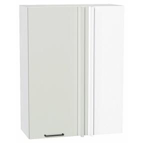 Шкаф верхний прямой угловой Флэт Cashmere In 2S/Белый 920*690*345