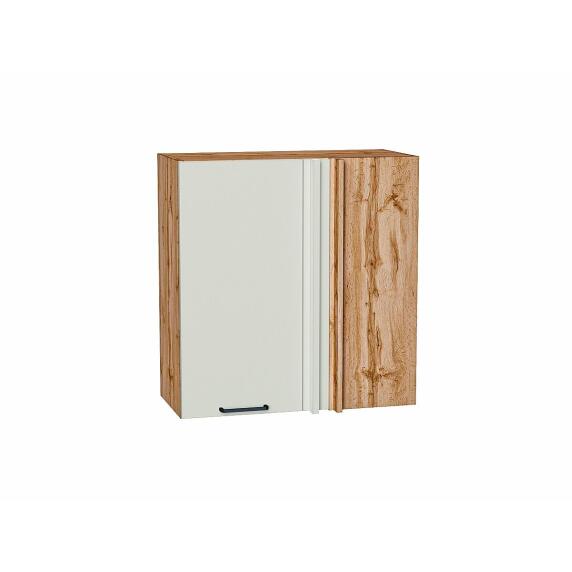 Шкаф верхний прямой угловой Флэт Cashmere In 2S/Дуб Вотан 716*700*345
