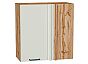 Шкаф верхний прямой угловой Флэт Cashmere In 2S/Дуб Вотан 716*700*345