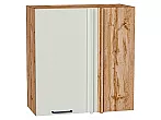 Шкаф верхний прямой угловой Флэт Cashmere In 2S/Дуб Вотан 716*700*345