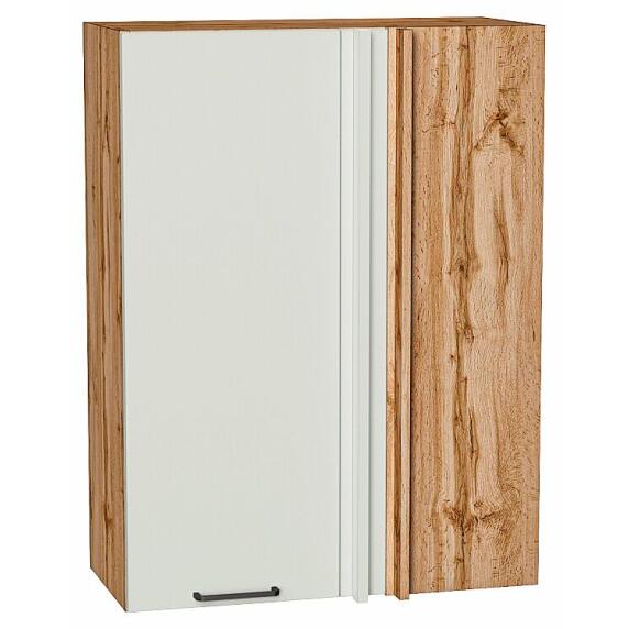 Шкаф верхний прямой угловой Флэт Cashmere In 2S/Дуб Вотан 920*700*345
