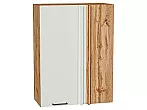 Шкаф верхний прямой угловой Флэт Cashmere In 2S/Дуб Вотан 920*700*345