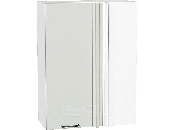 Шкаф верхний прямой угловой Флэт Cashmere In 2S/Белый 920*700*345