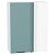 Шкаф верхний прямой угловой Флэт Grey-green In 2S/Белый 920*700*345