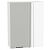 Шкаф верхний прямой угловой Флэт Light Grey In 2S/Белый 920*700*345