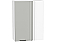 Шкаф верхний прямой угловой Флэт Light Grey In 2S/Белый 920*700*345