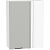 Шкаф верхний прямой угловой Флэт Light Grey In 2S/Белый 920*700*345