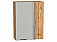 Шкаф верхний прямой угловой Флэт Light Grey In 2S/Дуб Вотан 920*700*345