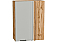 Шкаф верхний прямой угловой Флэт Light Grey In 2S/Дуб Вотан 920*700*345