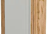 Шкаф верхний прямой угловой Флэт Light Grey In 2S/Дуб Вотан 920*700*345