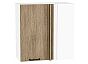 Шкаф верхний прямой угловой Флэт Natural Casella Oak 2S/Белый 716*700*345