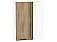 Шкаф верхний прямой угловой Флэт Natural Casella Oak 2S/Белый 920*700*345