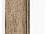 Шкаф верхний прямой угловой Флэт Natural Casella Oak 2S/Белый 920*700*345