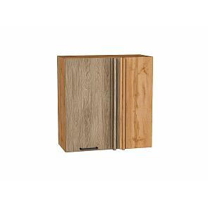 Шкаф верхний прямой угловой Флэт Natural Casella Oak 2S/Дуб Вотан 716*700*345