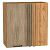 Шкаф верхний прямой угловой Флэт Natural Casella Oak 2S/Дуб Вотан 716*700*345