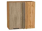 Шкаф верхний прямой угловой Флэт Natural Casella Oak 2S/Дуб Вотан 716*700*345