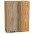 Шкаф верхний прямой угловой Флэт Natural Casella Oak 2S/Дуб Вотан 920*700*345