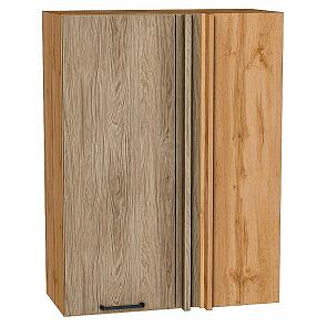 Шкаф верхний прямой угловой Флэт Natural Casella Oak 2S/Дуб Вотан 920*700*345