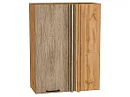 Шкаф верхний прямой угловой Флэт Natural Casella Oak 2S/Дуб Вотан 920*700*345