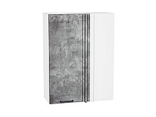 Шкаф верхний прямой угловой Флэт Temple Stone 2S Белый | 69 см