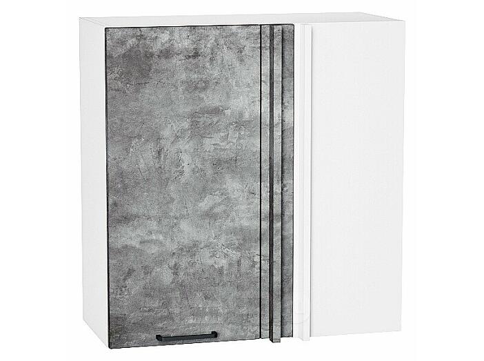 Шкаф верхний прямой угловой Флэт Temple Stone 2S/Белый 716*690*345