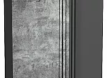 Шкаф верхний прямой угловой Флэт Temple Stone 2S/Graphite 716*690*345