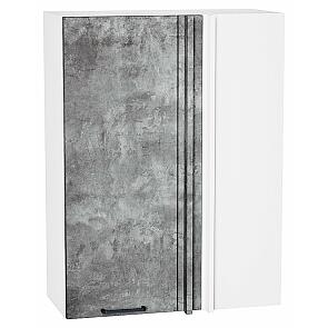 Шкаф верхний прямой угловой Флэт Temple Stone 2S/Белый 920*700*345