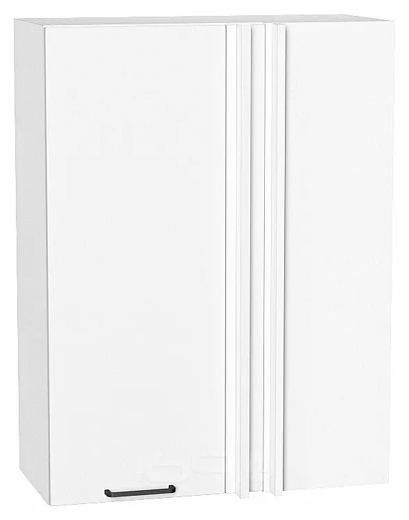Шкаф верхний прямой угловой Флэт White In 2S/Белый 920*690*345