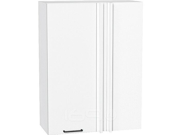 Шкаф верхний прямой угловой Флэт White In 2S/Белый 920*700*345