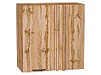 Шкаф верхний прямой угловой Флэт Wotan Oak 2S/Дуб Вотан 716*700*345