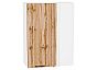 Шкаф верхний прямой угловой Флэт Wotan Oak 2S/Белый 920*700*345