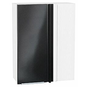 Шкаф верхний прямой угловой Фьюжн Anthracite Белый 920*700*345