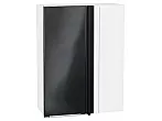 Шкаф верхний прямой угловой Фьюжн Anthracite Белый 920*700*345