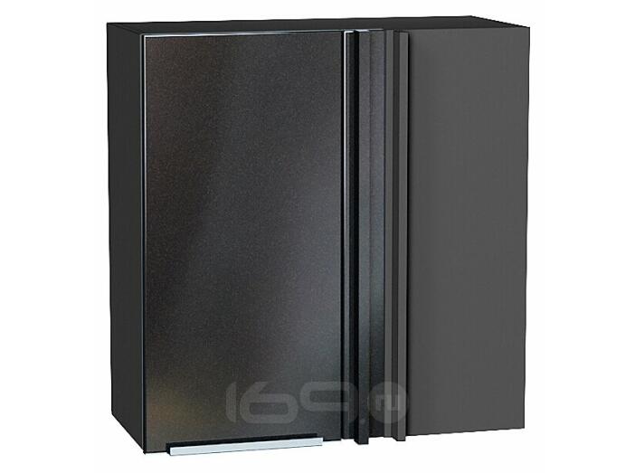 Шкаф верхний прямой угловой Фьюжн Anthracite Graphite 716*700*345