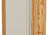 Шкаф верхний прямой угловой Фьюжн Cream Silk/Дуб Вотан 716*700*345