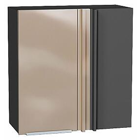 Шкаф верхний прямой угловой Фьюжн Gallant Graphite 716*700*345