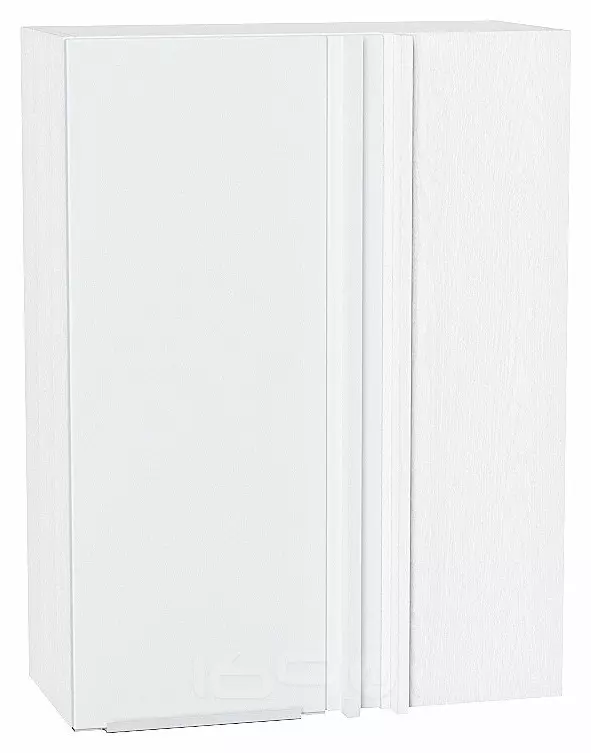 Шкаф верхний прямой угловой Фьюжн Silky White Белый 920*700*345