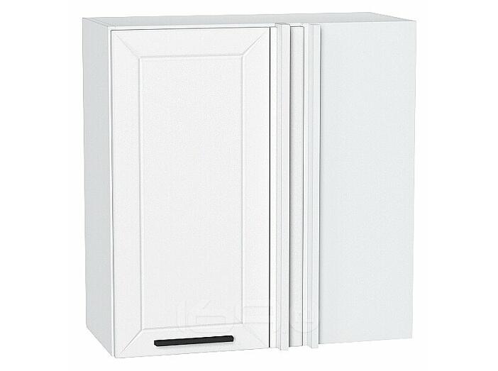 Шкаф верхний прямой угловой Глетчер Айленд Силк Белый 716*690*345