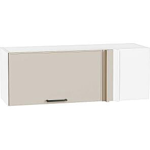 Шкаф верхний прямой угловой горизонтальный Эйр Cream Silk/Белый 358*1000*350