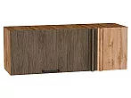 Шкаф верхний прямой угловой горизонтальный Флэт Brown Casella Oak 2S/Дуб Вотан 358*1000*350