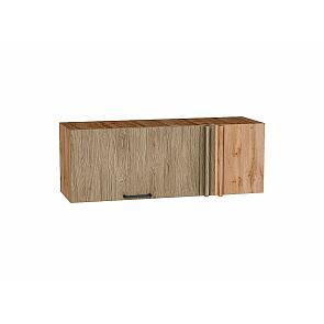 Шкаф верхний прямой угловой горизонтальный Флэт Natural Casella Oak 2S/Дуб Вотан 358*1000*350