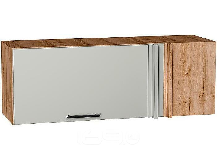 Шкаф верхний прямой угловой горизонтальный Лайт Special Grey/Дуб Вотан 358*1000*350